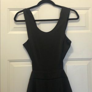 Express Black Polyester Jumpsuit